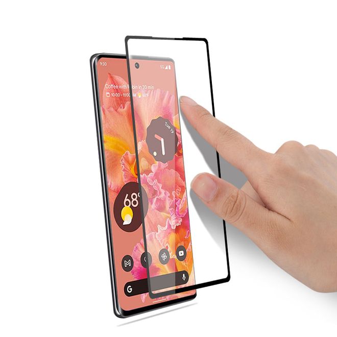 Google Pixel 6 Panzerglas 2.5D Full Cover - Full Glue Displayschutz (0.33 mm) - schwarz