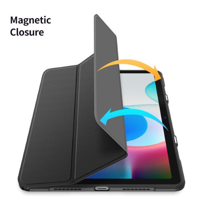 Dux Ducis - Realme Pad Hülle - Leder Bookcover - Toby Series - schwarz