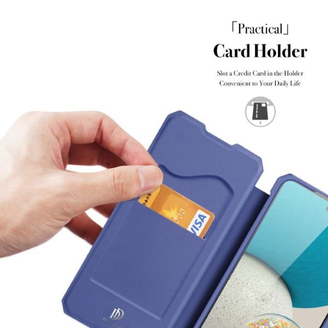 Dux Ducis - Samsung Galaxy A73 5G Hülle - Robustes Handy Bookcover - Skin X Series - blau