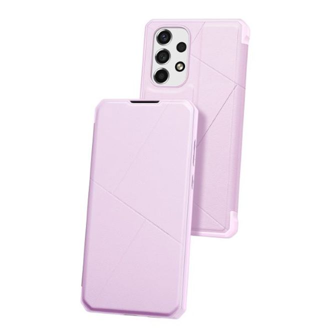 Dux Ducis - Samsung Galaxy A73 5G Hülle - Robustes Handy Bookcover - Skin X Series - pink