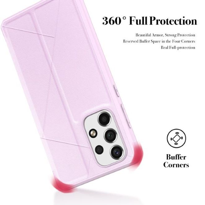 Dux Ducis - Samsung Galaxy A73 5G Hülle - Robustes Handy Bookcover - Skin X Series - pink