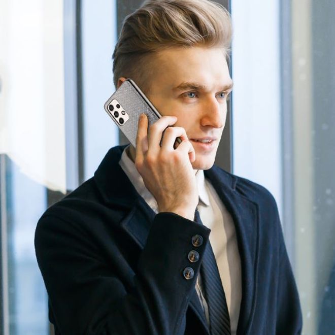 Dux Ducis - Samsung Galaxy A73 5G Hülle - Schickes Hardcase - Fino Series - blau