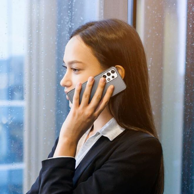 Dux Ducis - Samsung Galaxy A73 5G Hülle - Schickes Hardcase - Fino Series - blau