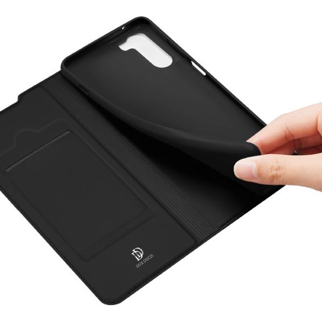 Dux Ducis - Motorola Moto G200 5G Hülle - Handy Bookcover - Skin Pro Series - schwarz