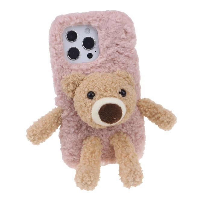 iPhone 13 Pro Hülle - Witziges Stoff Softcase - Bär