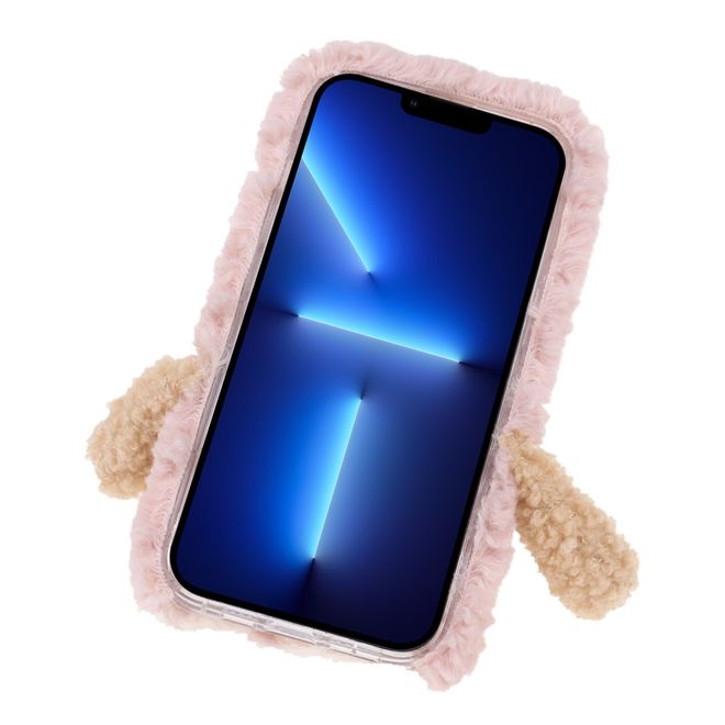 iPhone 13 Pro Hülle - Witziges Stoff Softcase - Bär