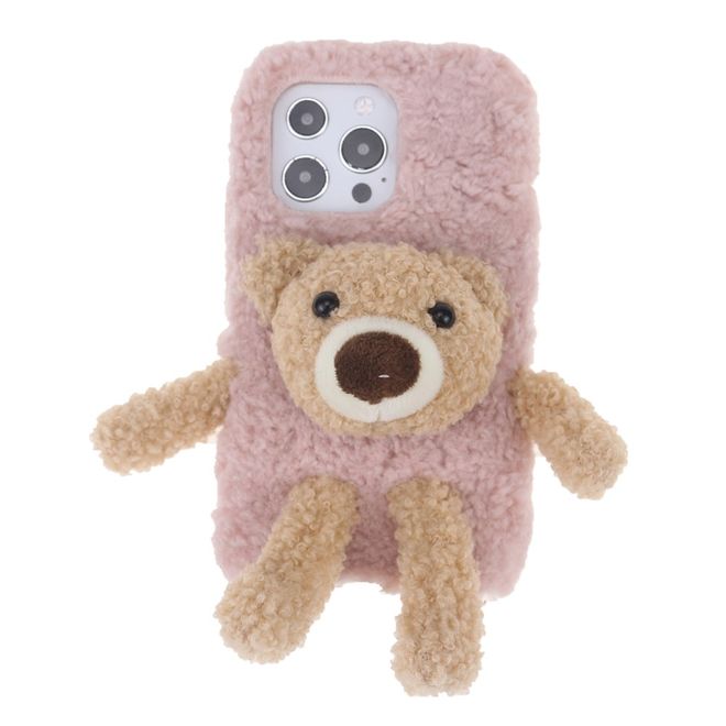 iPhone 13 Pro Hülle - Witziges Stoff Softcase - Bär