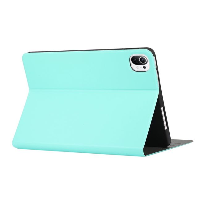 Xiaomi Pad 5 / Pad 5 Pro Hülle - Leder Bookcover mit Standfunktion - grün