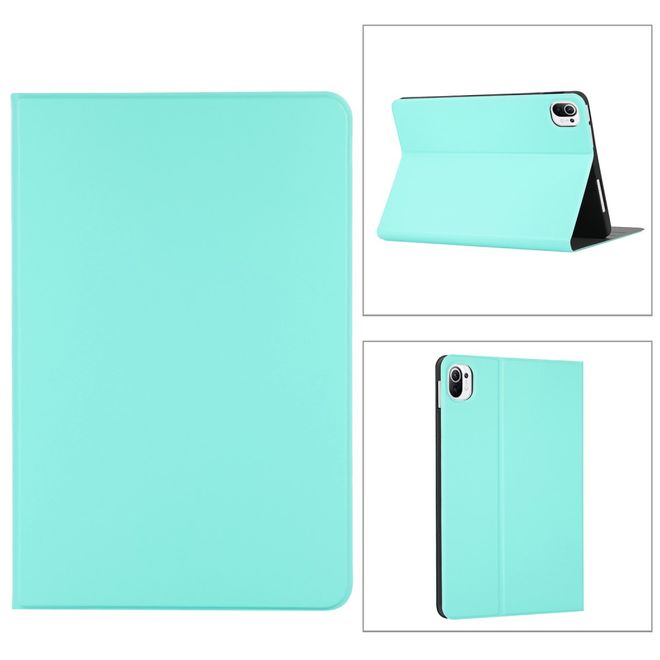 Xiaomi Pad 5 / Pad 5 Pro Hülle - Leder Bookcover mit Standfunktion - grün