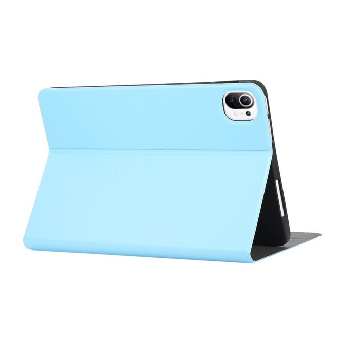Xiaomi Pad 5 / Pad 5 Pro Hülle - Leder Bookcover mit Standfunktion - hellblau
