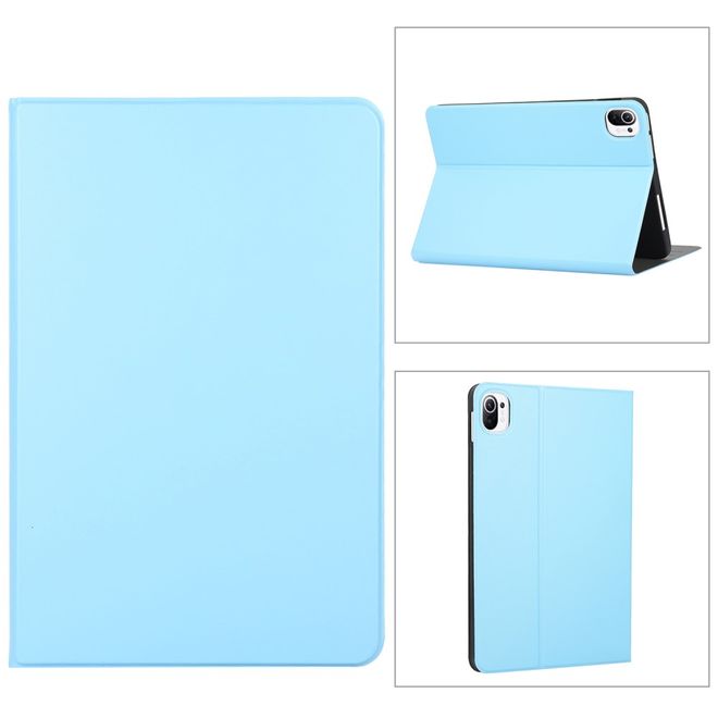 Xiaomi Pad 5 / Pad 5 Pro Hülle - Leder Bookcover mit Standfunktion - hellblau