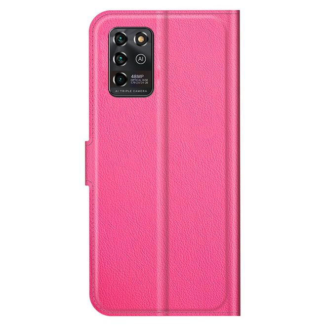 ZTE Blade V30 Vita / Blade V2020 5G Handy Hülle - Litchi Leder Bookcover Series - rosa