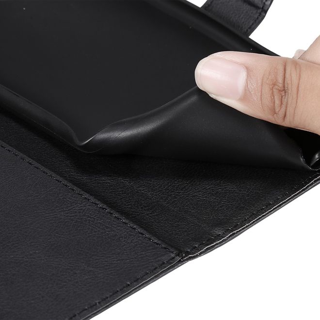 vivo Y21 / Y21s / Y33s Handy Hülle - Classic II Leder Bookcover Series - schwarz