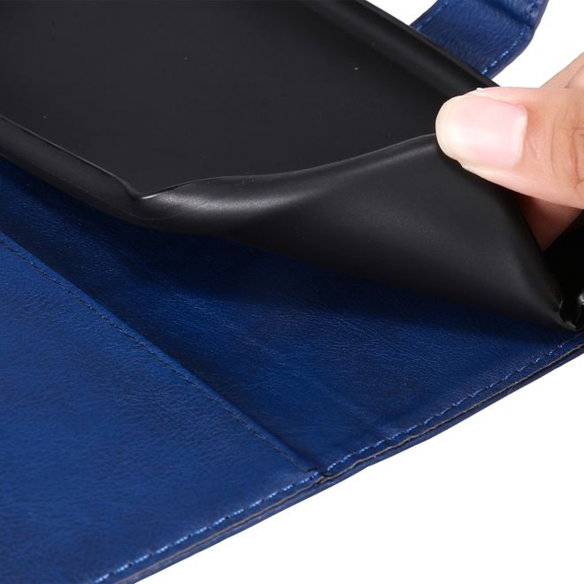 vivo Y21 / Y21s / Y33s Handy Hülle - Classic II Leder Bookcover Series - blau