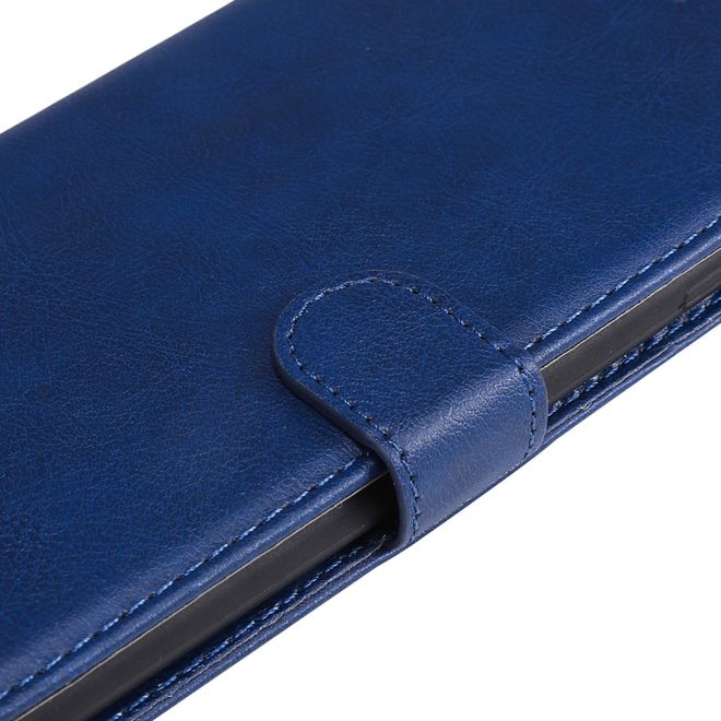 vivo Y21 / Y21s / Y33s Handy Hülle - Classic II Leder Bookcover Series - blau
