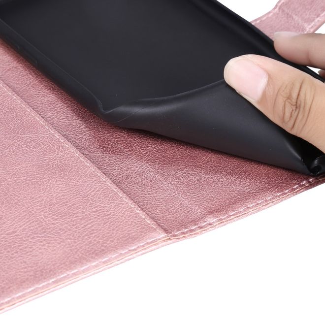 vivo Y21 / Y21s / Y33s Handy Hülle - Classic II Leder Bookcover Series - rosegold