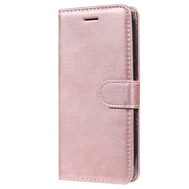 vivo Y21 / Y21s / Y33s Handy Hülle - Classic II Leder Bookcover Series - rosegold