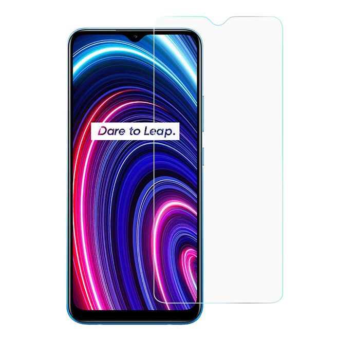 Realme C25Y Schutzglas Displayschutz - Panzer Glas - 0.3mm dick - transparent