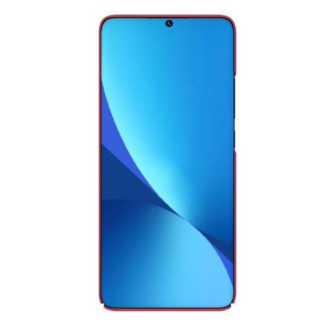 Nillkin - Xiaomi 12 / 12X Hülle - Kunststoff Case - Super Frosted Shield Series - rot