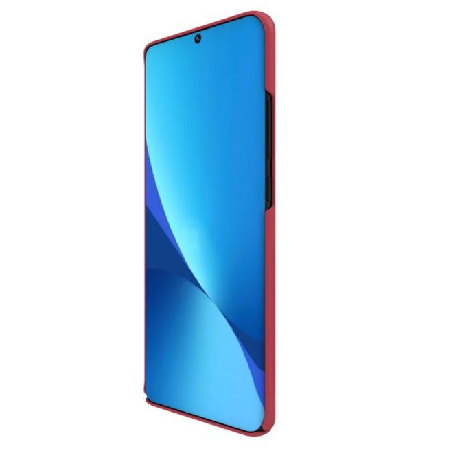 Nillkin - Xiaomi 12 / 12X Hülle - Kunststoff Case - Super Frosted Shield Series - rot