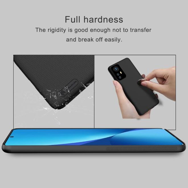 Nillkin - Xiaomi 12 / 12X Hülle - Kunststoff Case - Super Frosted Shield Series - rot