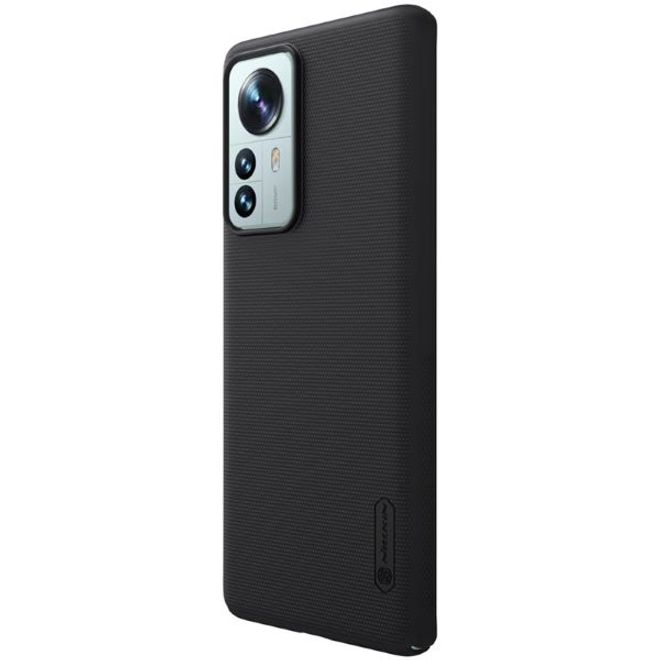 Nillkin - Xiaomi 12 Pro Hülle - Kunststoff Case - Super Frosted Shield Series - schwarz