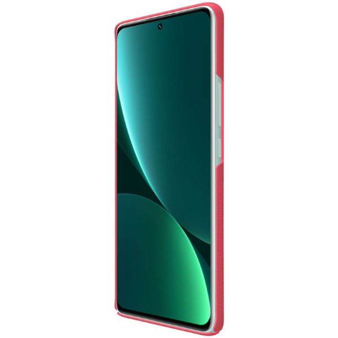 Nillkin - Xiaomi 12 Pro Hülle - Kunststoff Case - Super Frosted Shield Series - rot