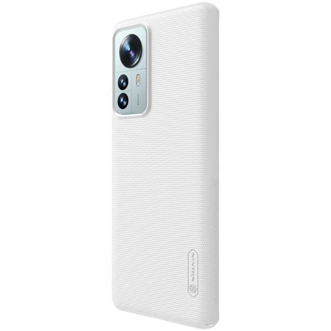 Nillkin - Xiaomi 12 Pro Hülle - Kunststoff Case - Super Frosted Shield Series - weiss