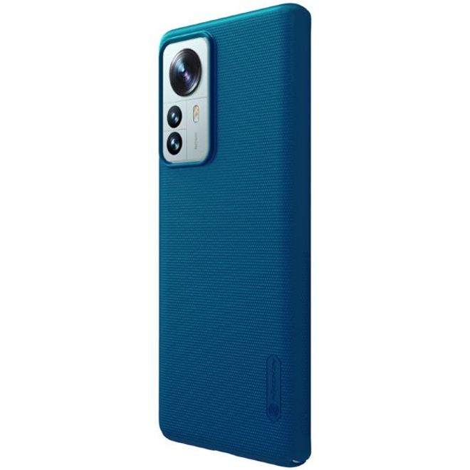 Nillkin - Xiaomi 12 Pro Hülle - Kunststoff Case - Super Frosted Shield Series - blau