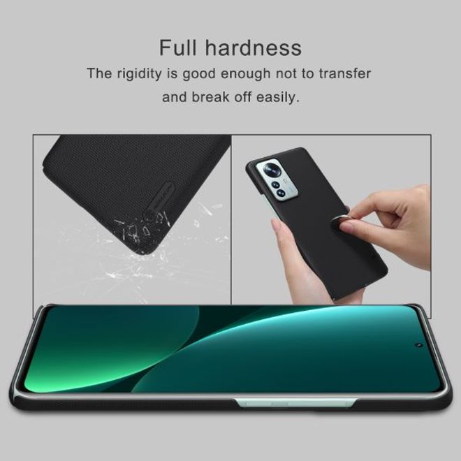 Nillkin - Xiaomi 12 Pro Hülle - Kunststoff Case - Super Frosted Shield Series - blau