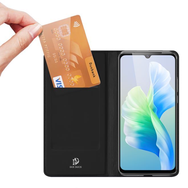 Dux Ducis - vivo V23e 4G / 5G Hülle - Handy Bookcover - Skin Pro Series - schwarz