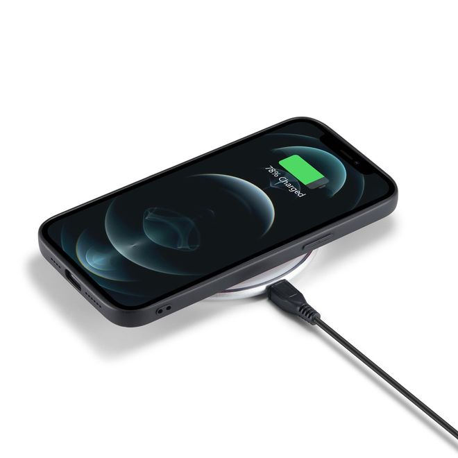 DG Ming - iPhone 13 Pro Hülle - Hardcase mit abnehmbarem Portemonnaie - M1 Series - schwarz