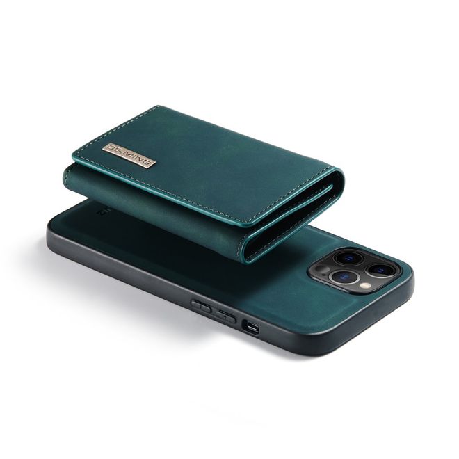 DG Ming - iPhone 13 Pro Hülle - Hardcase mit abnehmbarem Portemonnaie - M1 Series - grün