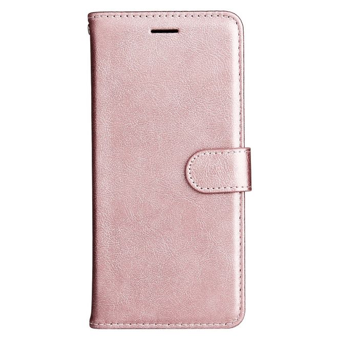 Samsung Galaxy A73 5G Handy Hülle - Classic IV Leder Bookcover Series - rosegold