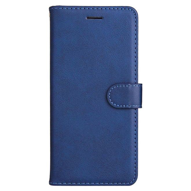 Samsung Galaxy A73 5G Handy Hülle - Classic IV Leder Bookcover Series - blau