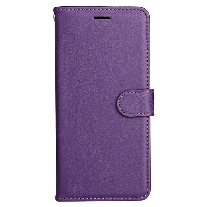 Samsung Galaxy A73 5G Handy Hülle - Classic IV Leder Bookcover Series - purpur