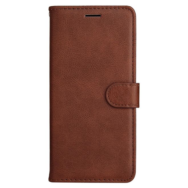 Samsung Galaxy A73 5G Handy Hülle - Classic IV Leder Bookcover Series - braun