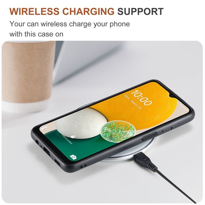 DG Ming - Samsung Galaxy A13 5G Hülle - Hardcase mit abnehmbarem Portemonnaie - M1 Series - schwarz