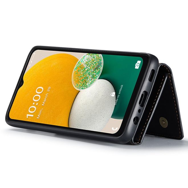 DG Ming - Samsung Galaxy A13 5G Hülle - Hardcase mit abnehmbarem Portemonnaie - M1 Series - schwarz
