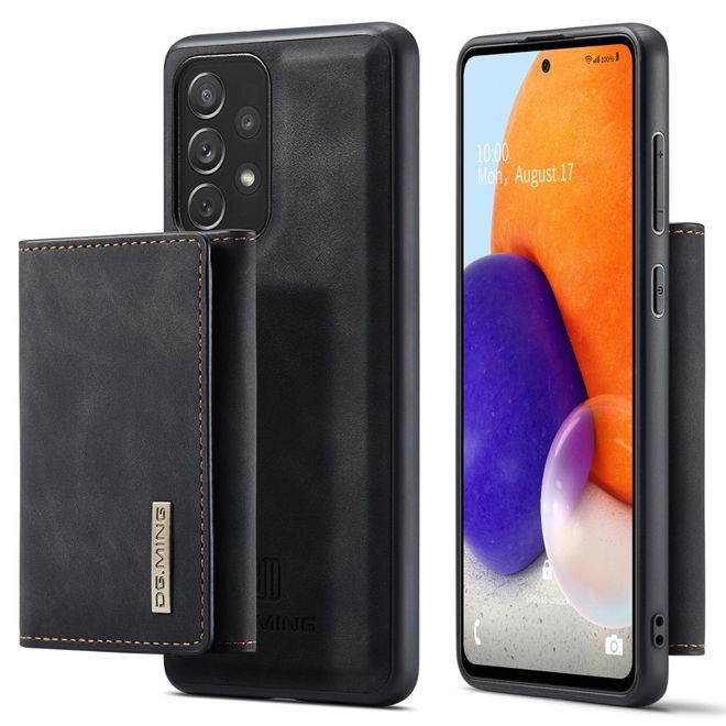 DG Ming - Samsung Galaxy A73 5G Hülle - Hardcase mit abnehmbarem Portemonnaie - M1 Series - schwarz