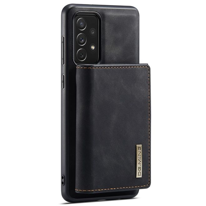 DG Ming - Samsung Galaxy A73 5G Hülle - Hardcase mit abnehmbarem Portemonnaie - M1 Series - schwarz