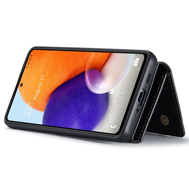 DG Ming - Samsung Galaxy A73 5G Hülle - Hardcase mit abnehmbarem Portemonnaie - M1 Series - schwarz
