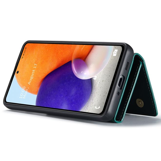 DG Ming - Samsung Galaxy A73 5G Hülle - Hardcase mit abnehmbarem Portemonnaie - M1 Series - grün