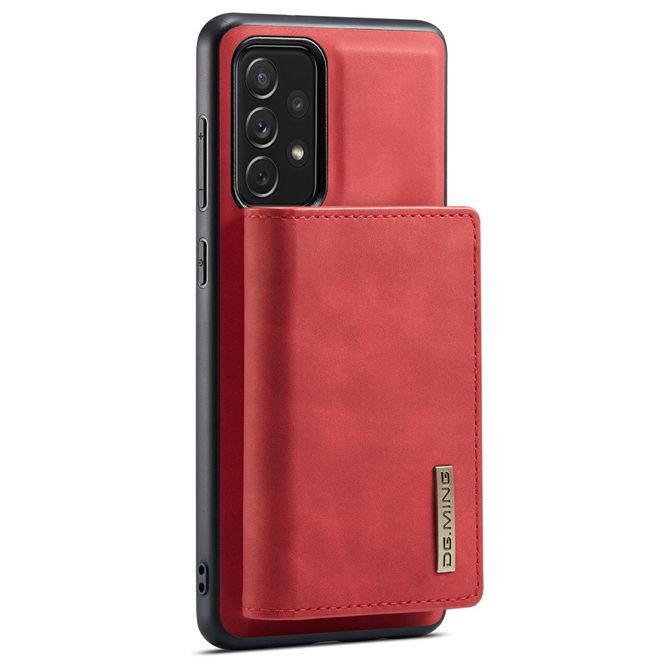 DG Ming - Samsung Galaxy A73 5G Hülle - Hardcase mit abnehmbarem Portemonnaie - M1 Series - rot