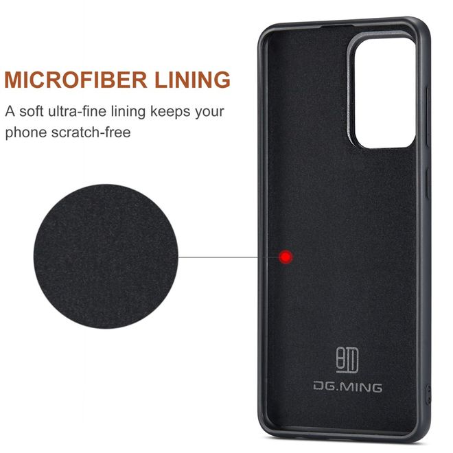 DG Ming - Samsung Galaxy A73 5G Hülle - Hardcase mit abnehmbarem Portemonnaie - M1 Series - rot