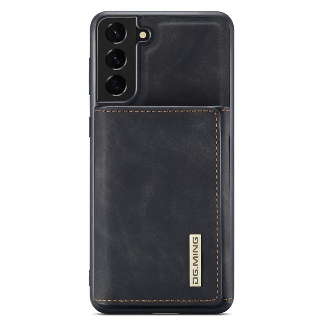 DG Ming - Samsung Galaxy S22+ Hülle - Hardcase mit abnehmbarem Portemonnaie - M1 Series - schwarz