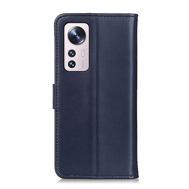 Xiaomi 12 / 12X Handy Hülle - Classic II Leder Bookcover Series - blau