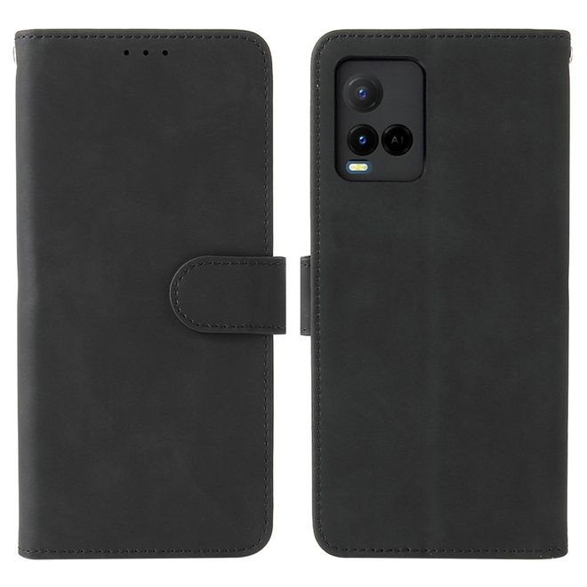 vivo Y21 / Y21s / Y33s Handy Hülle - Classic IV Leder Bookcover Series - schwarz