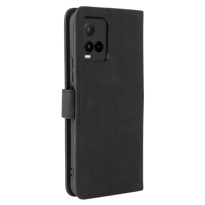 vivo Y21 / Y21s / Y33s Handy Hülle - Classic IV Leder Bookcover Series - schwarz