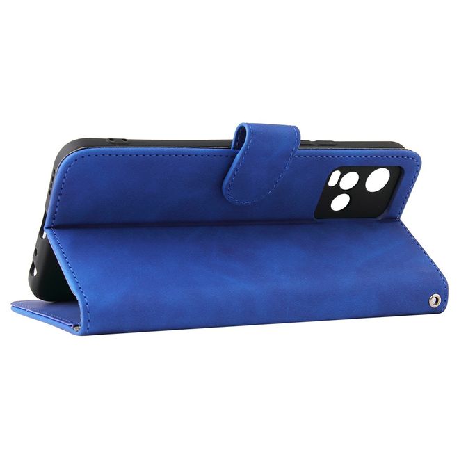 vivo Y21 / Y21s / Y33s Handy Hülle - Classic IV Leder Bookcover Series - blau